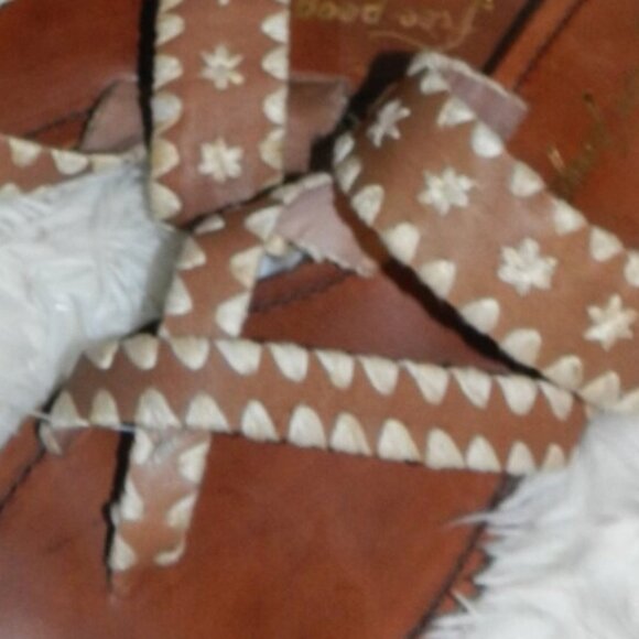 Free People Bella Caia Crochet Sandal 8.5 HOST PICK🎈🎉🥳BNIB🆕FAST SHIPPED⚡🚚 - Picture 7 of 16